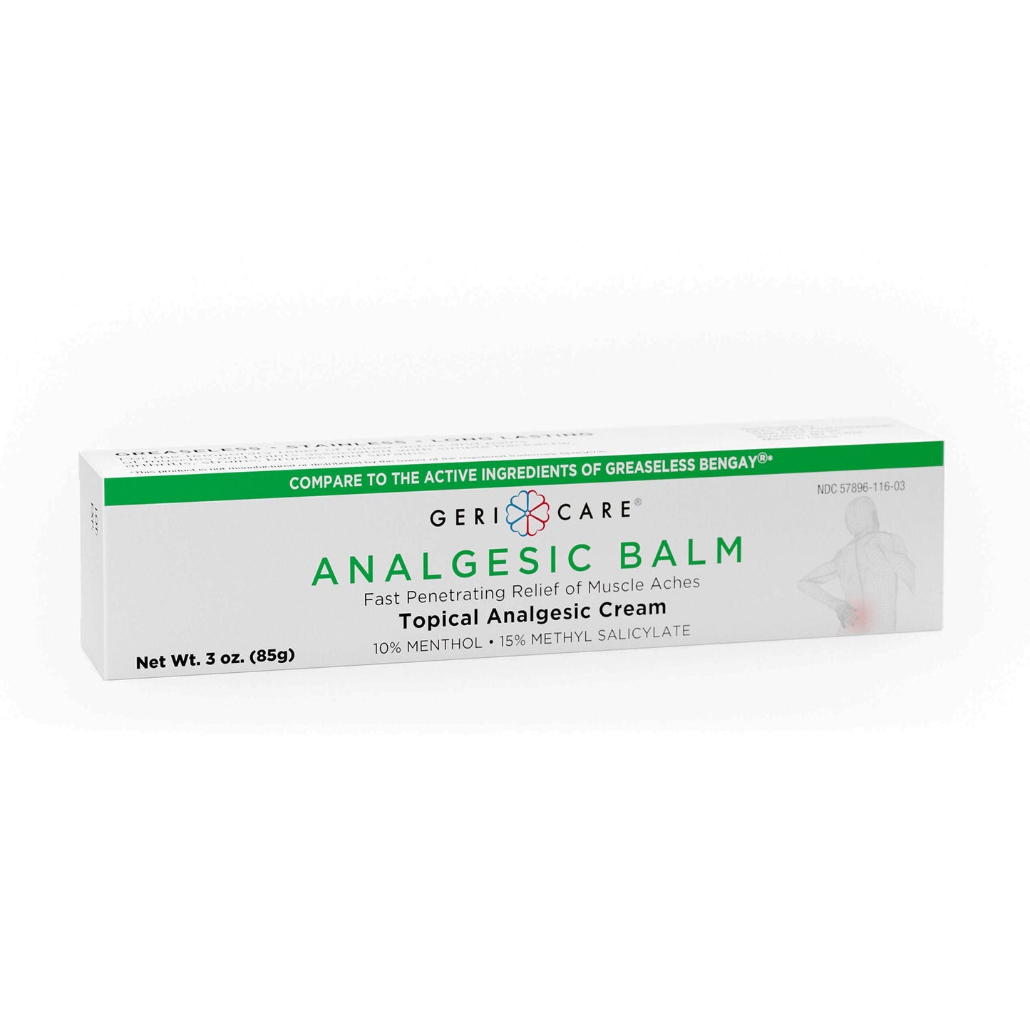 ANALGESIC BALM, CRM 10%-15% 3OZ (6/CS)