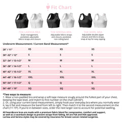 BRA, PST-OP LARISSA W/PCKT PUFF DRN TAB WHT XSM (36/CS)