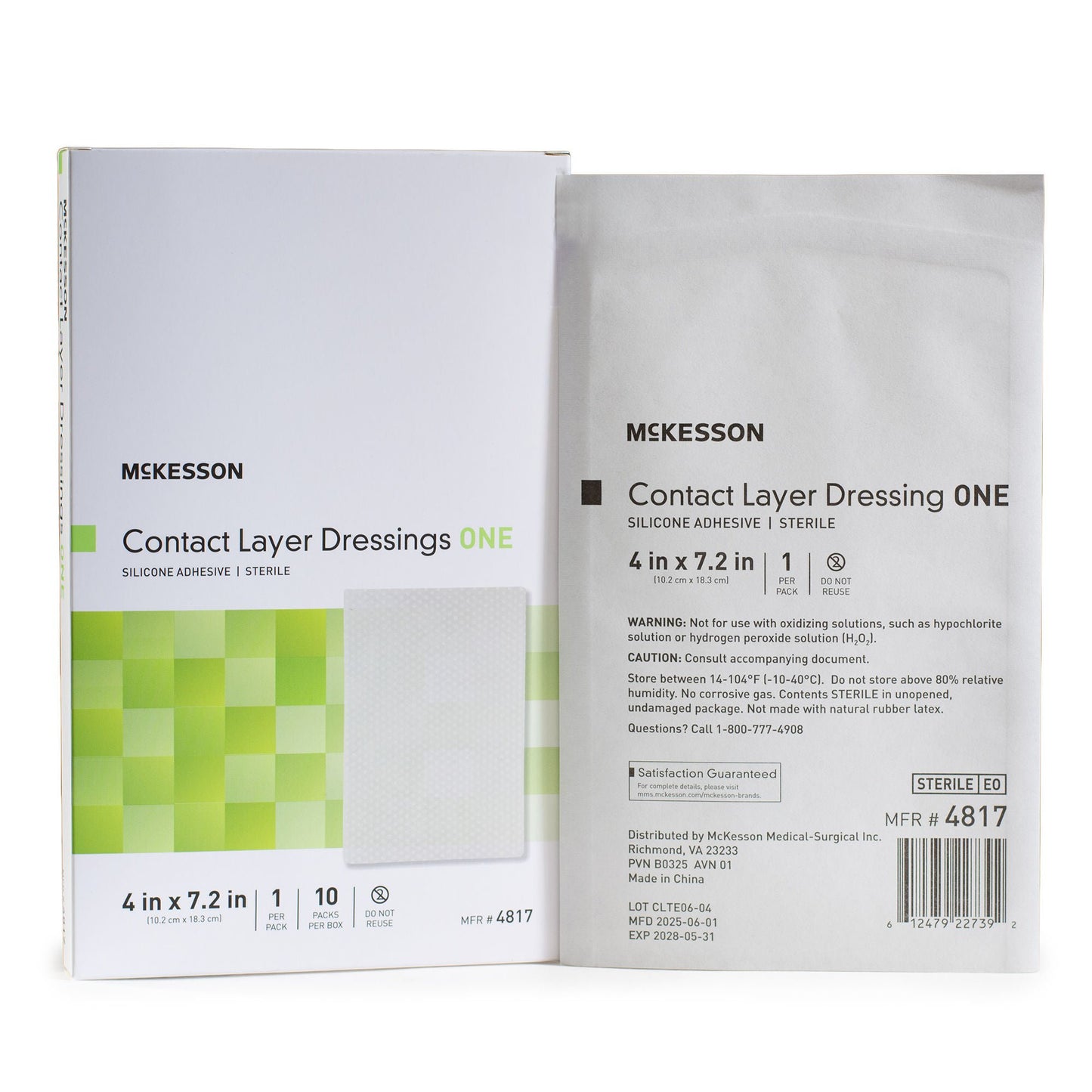 DRESSING, ONE CONTACT LAYER STR 4"X7.2" (10/BX 7BX/CS)