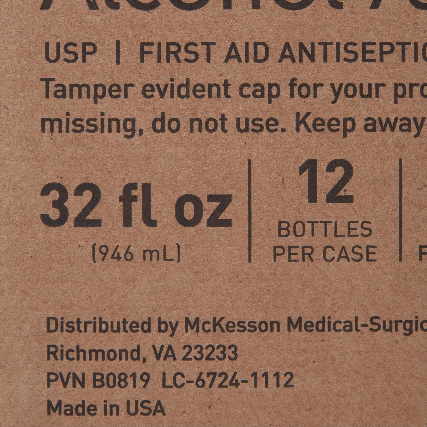 ALCOHOL, ISOPROPYL 70% QT (12/CS)