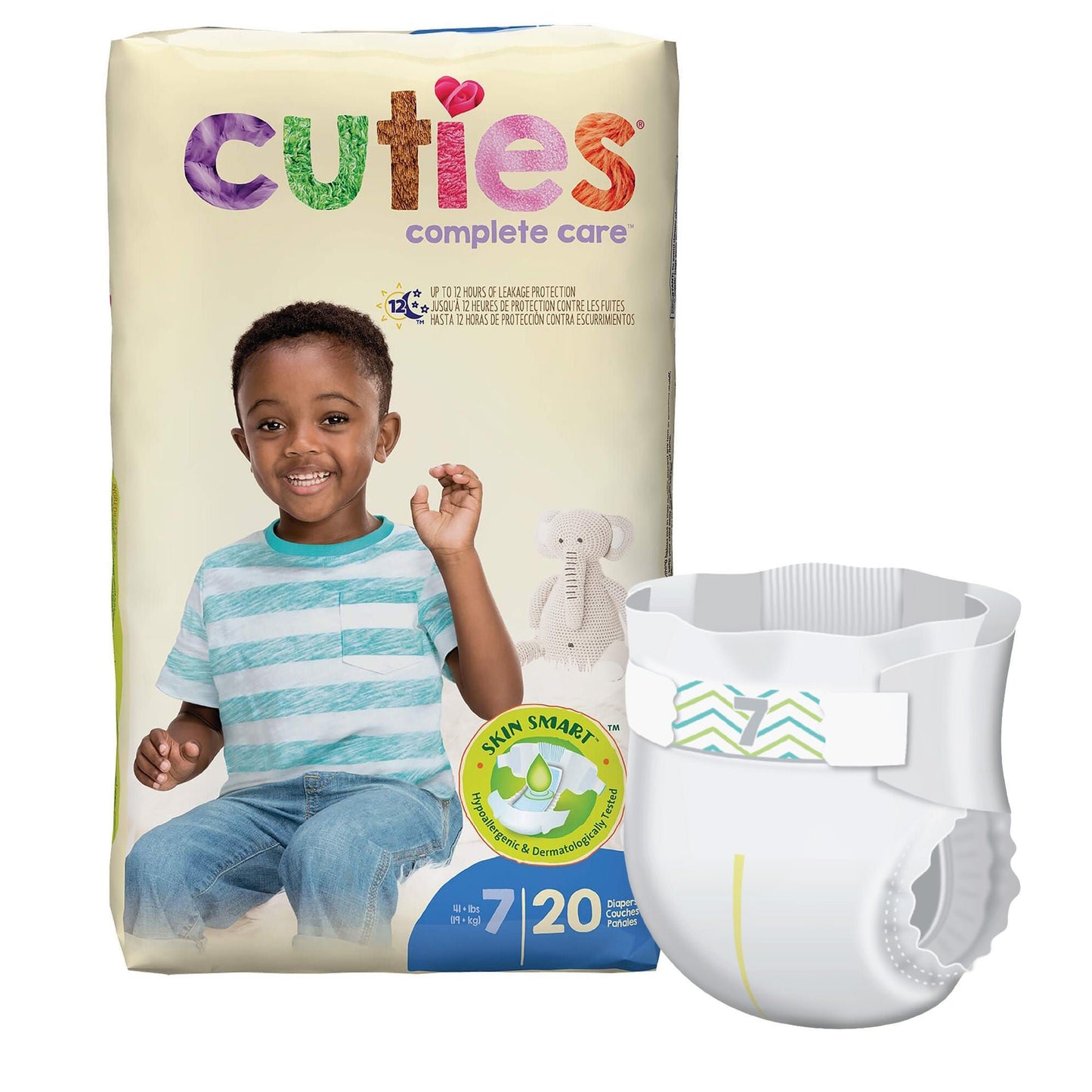 DIAPER, BABY CUTIES SZ7 (20/BG4BG/CS)