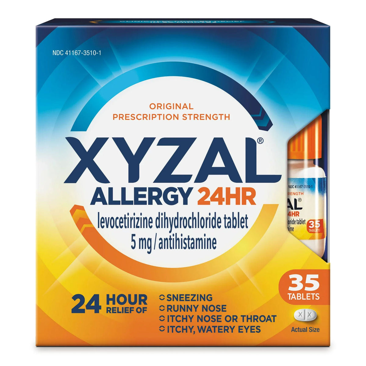 XYZAL, TAB 24HR (35/BT)