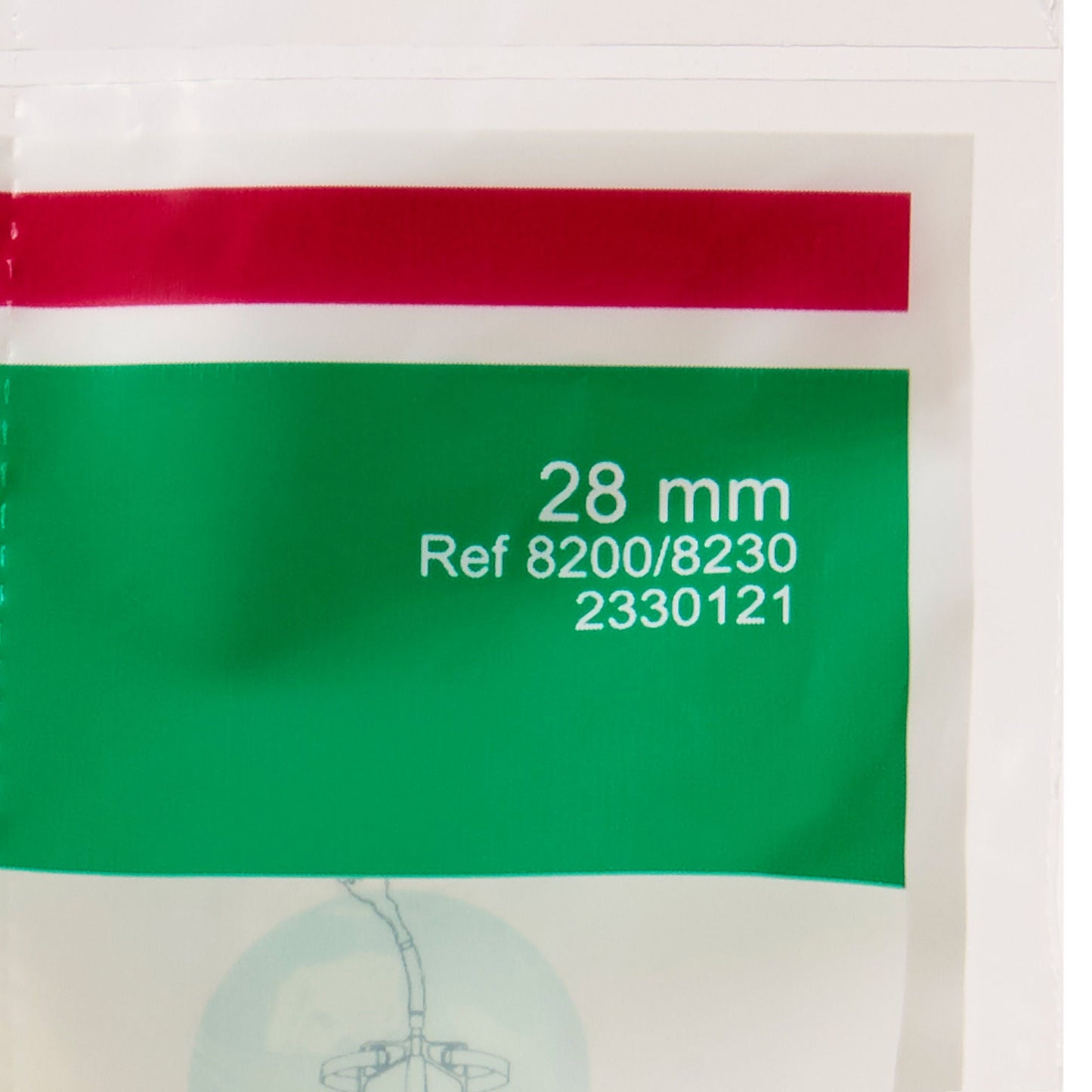 CATHETER, FREEDOM EXTERNAL CONDOM RED MED 28MM (100/BX)