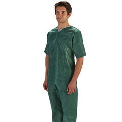 SHIRT, SCRUB DARK GRN 4-5XLG (30/CS)