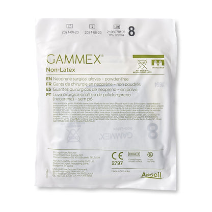 GLOVE, SURG NPRN 8.0 STR2 SMTHCHEMO (50PR/BX 4BX/CS)