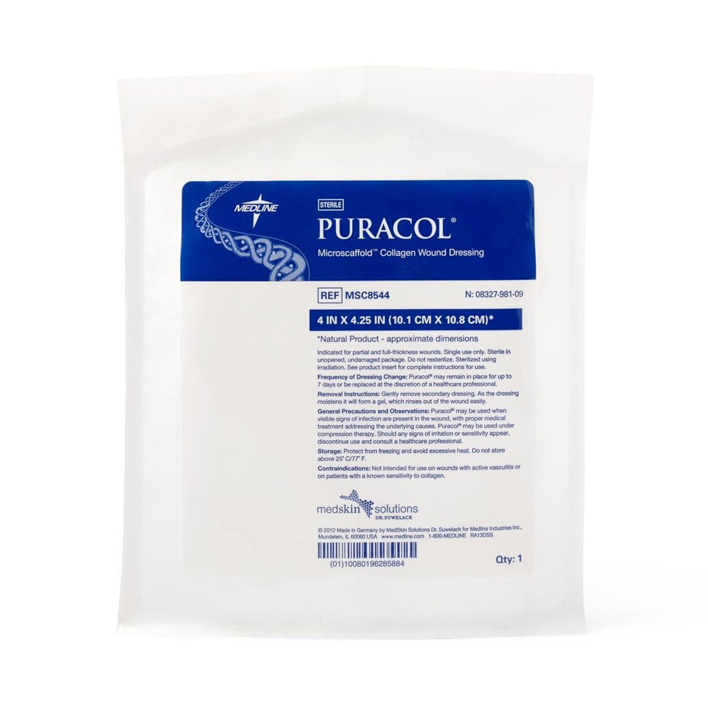 DRESSING, WOUND PURACOL COLLAGEN 4X4 1/4 (10/BX 5BX/CS)