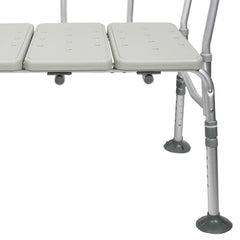 BENCH, TRANS W/BACK ALUM FRAME400LBS