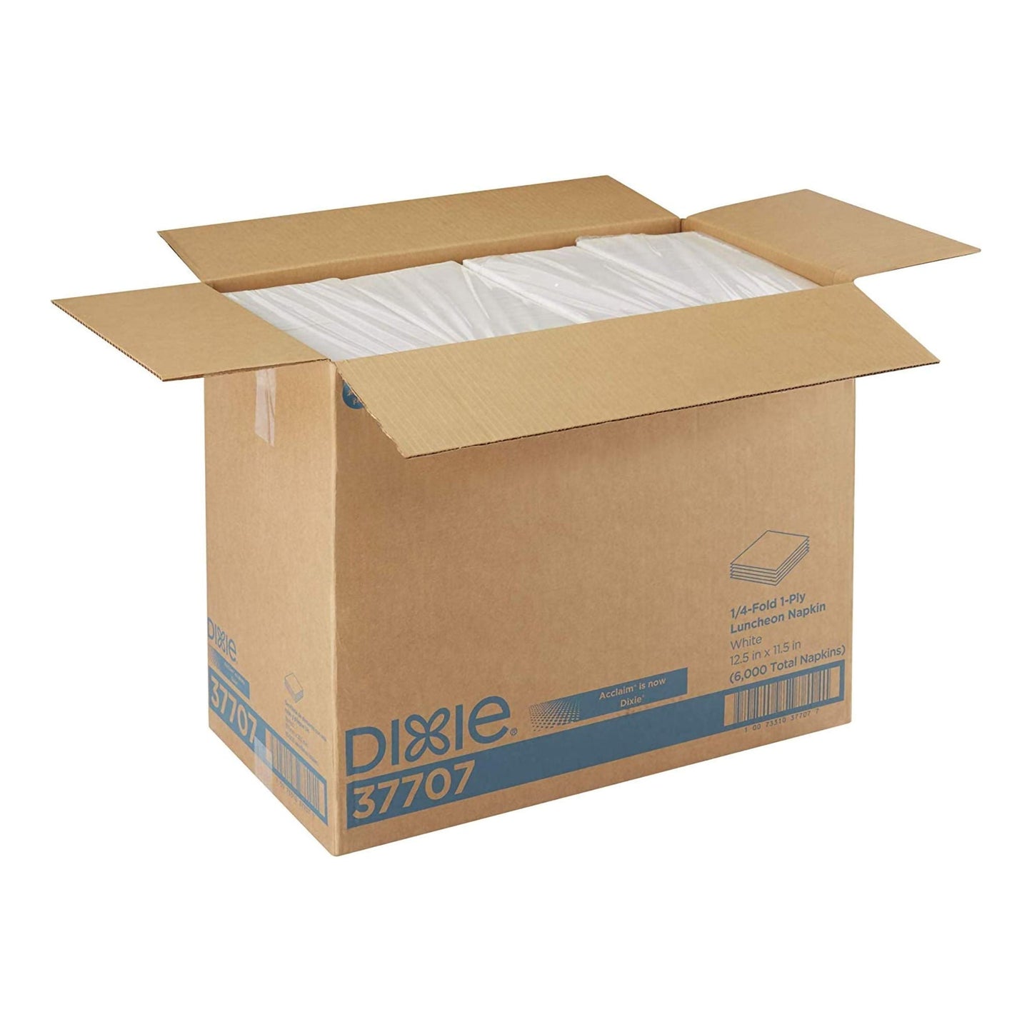 NAPKIN, ACCLAIM LUNCH WHT 1PLY(500/PK 12PK/CS)