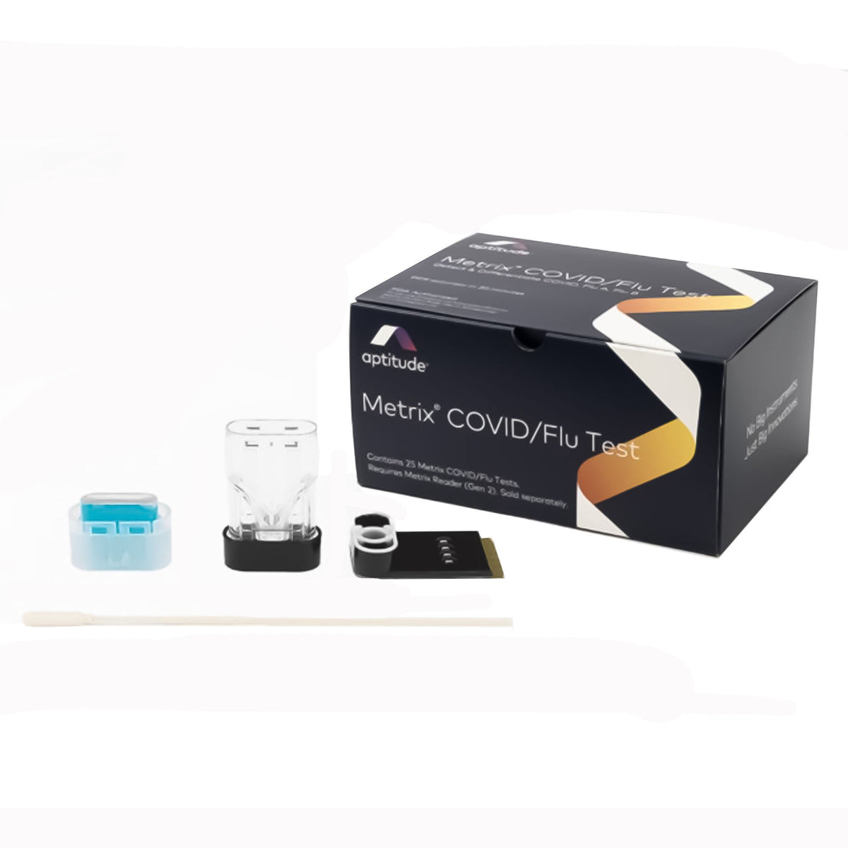TEST KIT, COVID/FLU METRIX (25/PK)