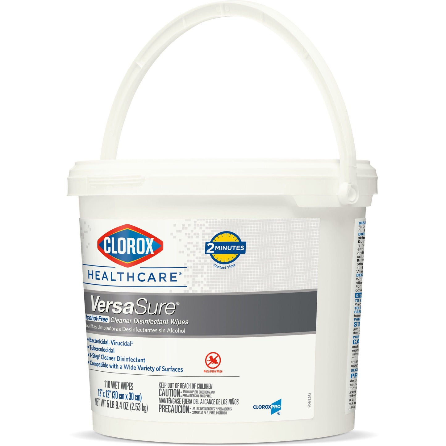 WIPE, DISINFECTANT VERSASURE ALCOHOL FREE (110/CT 2CT/CS)