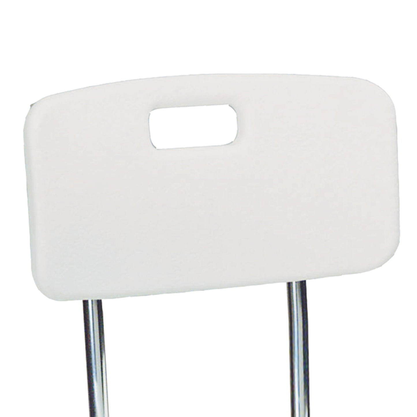 BENCH, BATH W/BACK BARIATRIC X-BRACED ALUM FRAME 500LB (1/CS