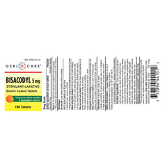 BISACODYL EC, TAB 5MG (100EA/BT 12BT/CS)
