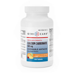 CALCIUM CARBONATE, TAB CHEW 500MG (24BT/CS)