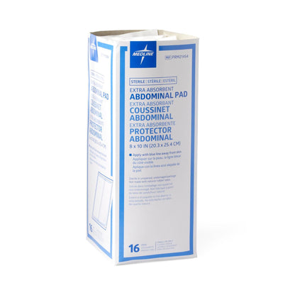 PAD, CARING ABDN COMBINE STR 8"X10" (16/BX 20BX/C