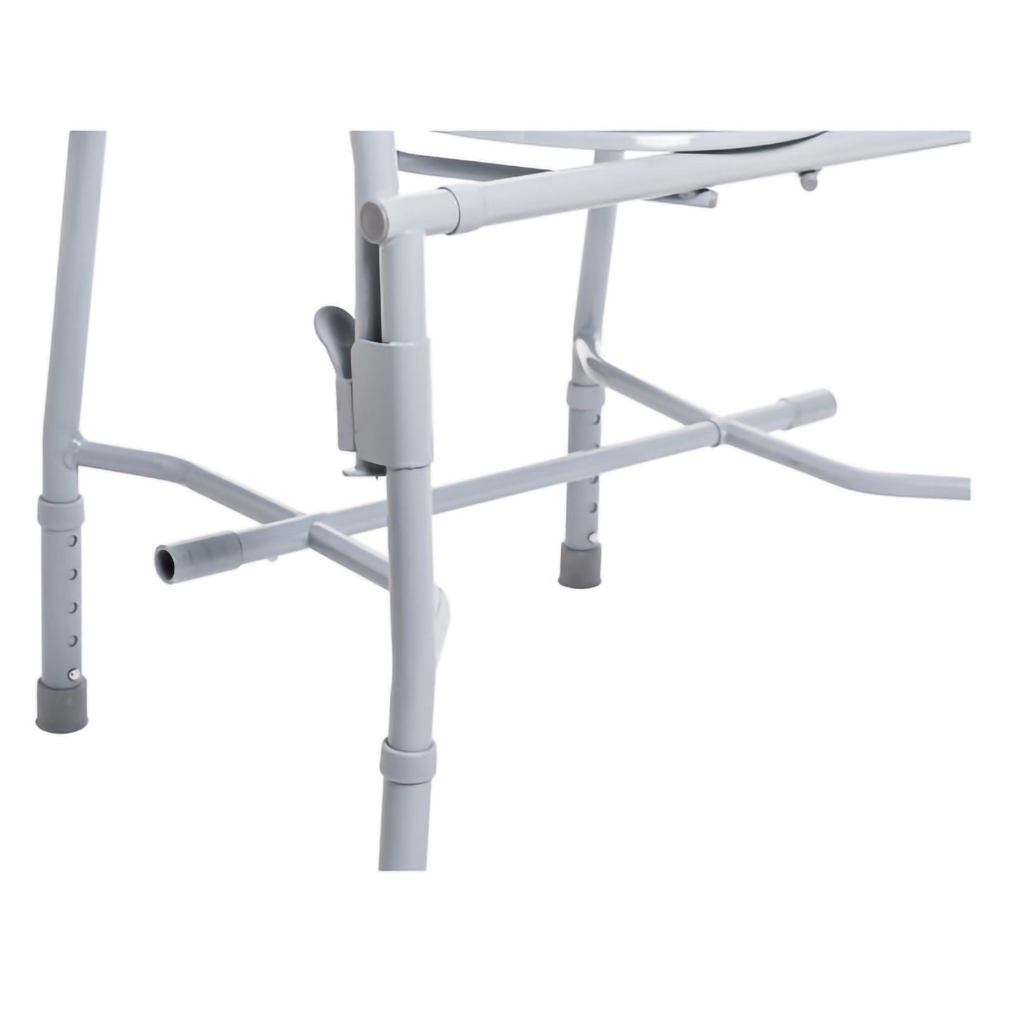 COMMODE, DLX STEEL DROP-ARM NON ASSEMBLED