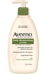 LOTION, AVEENO MOISTURE W/PUMP12OZ