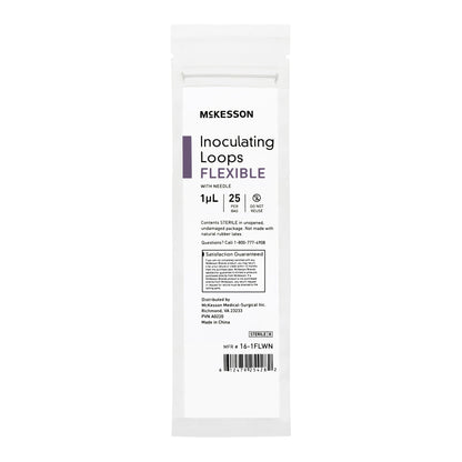 LOOP, INOCULATING FLEX W/NEEDLE 1UL (25/BG 40BG/CS)