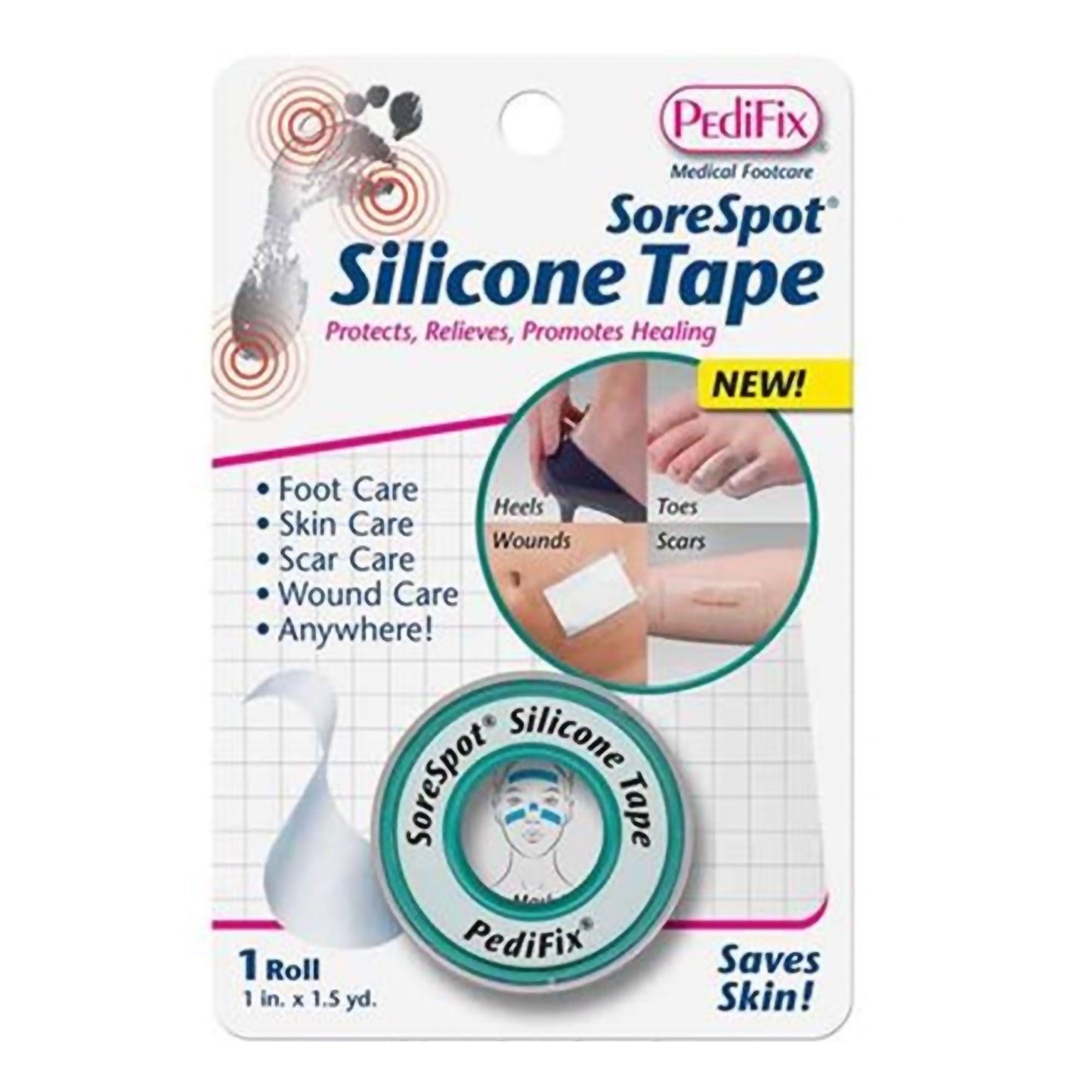 TAPE, SILICONE SOOTHE & HEAL 1.5"
