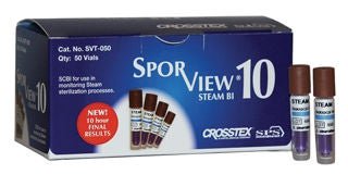 INDICATOR, BIOLOGICAL STEAM SPORVIEW SELF CONTAINED (50/B
