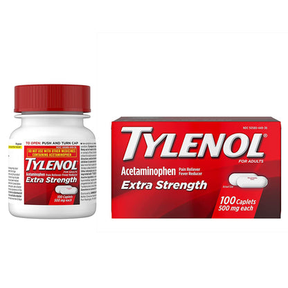 TYLENOL, CAP XSTRENGTH 500MG (100/BT)