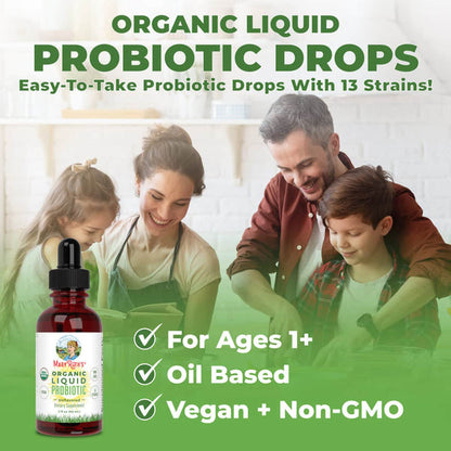 SUPPLEMENT, LIQ ORGANIC PROBIOTIC UNFLAVORED 2OZ (6/CS)