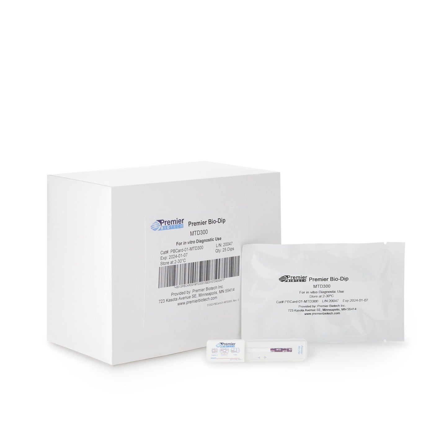 METHADONE, PREMIER BIO-DIP 300NG/ML (25UNITS/CS)