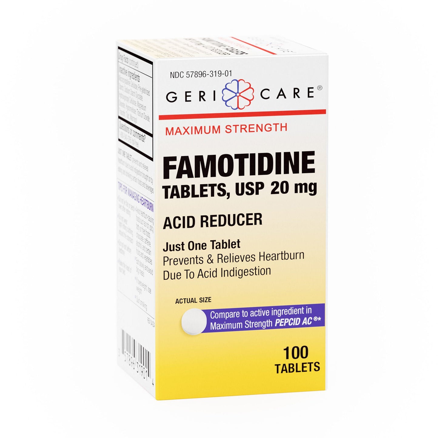 FAMOTIDINE, TAB 20MG (100/BT 24BT/CS)