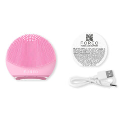 BRUSH, FACL CLNSR LUNA 4 PLAY TRAVEL TICKLE ME PINK