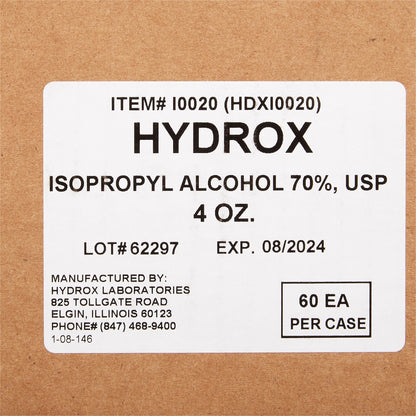ALCOHOL, ISOPROPYL 70% 4OZ (60/CS)