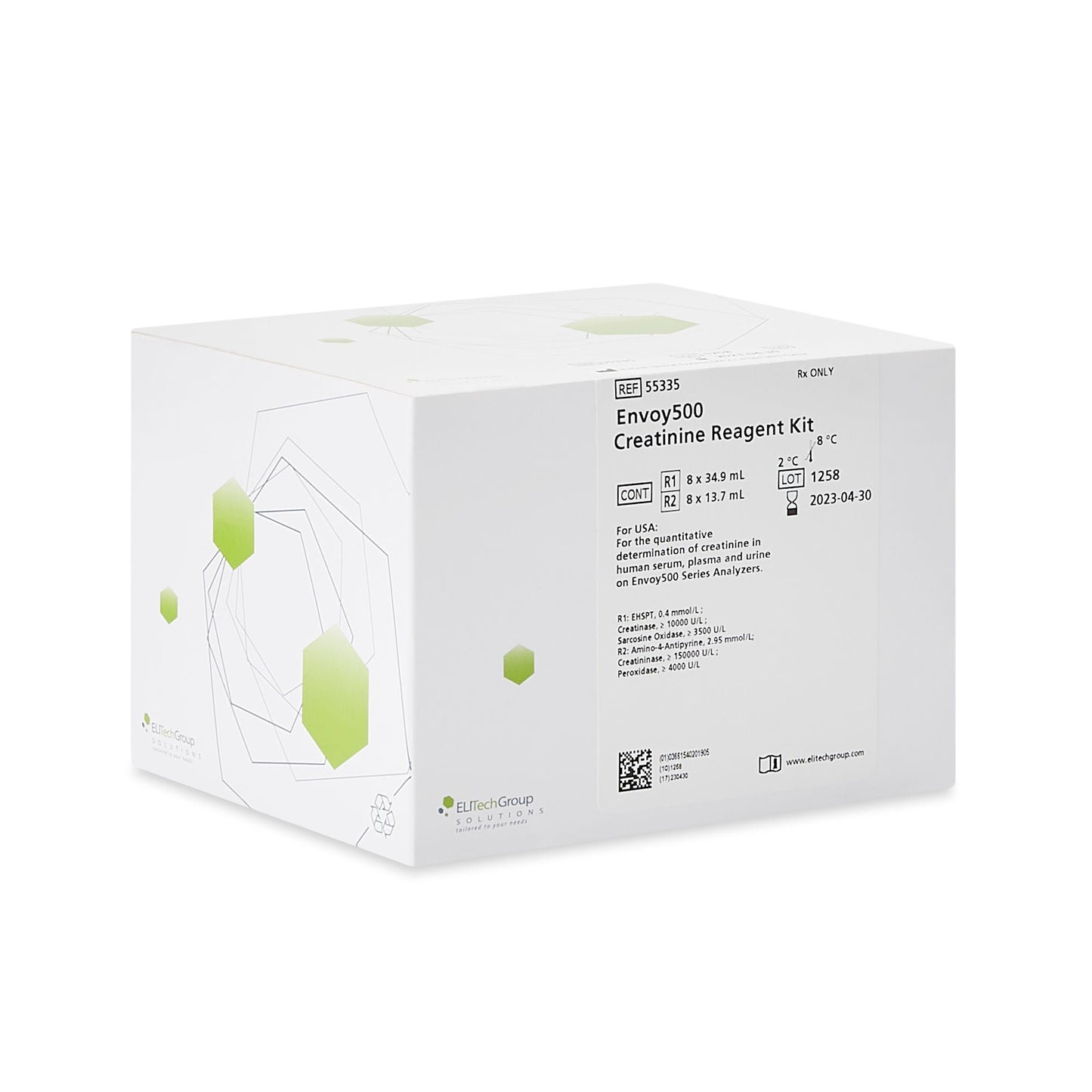 REAGENT, CREATININE ENVOY 55335 500R1 8X27.5ML/R2 8.91 (1120