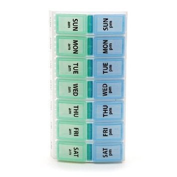 BOX, PILL REMINDER AM PM (6/ PK)