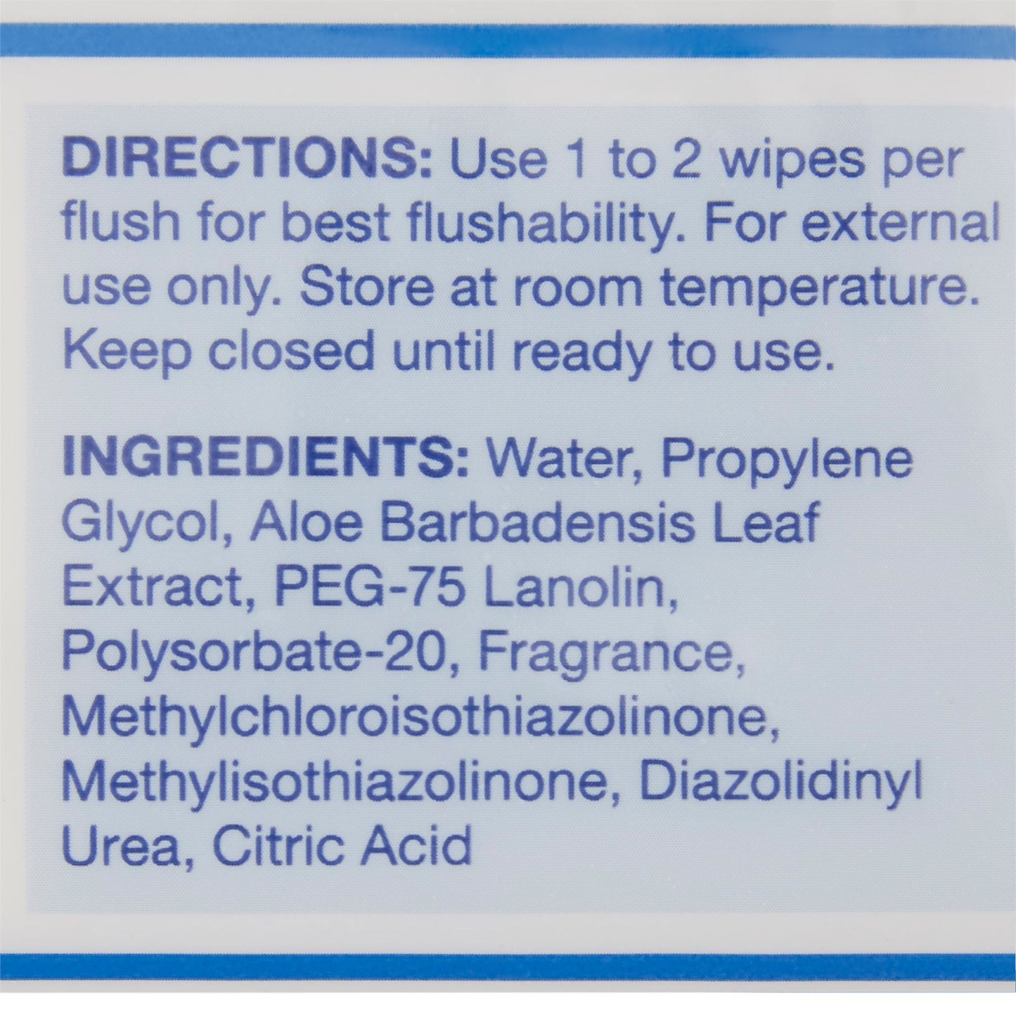 WIPE, WET FLUSHABLE JR 5X8" (42/BX 12BX/CS)