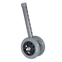WHEEL, WALKER HD 5" SILVER D/S
