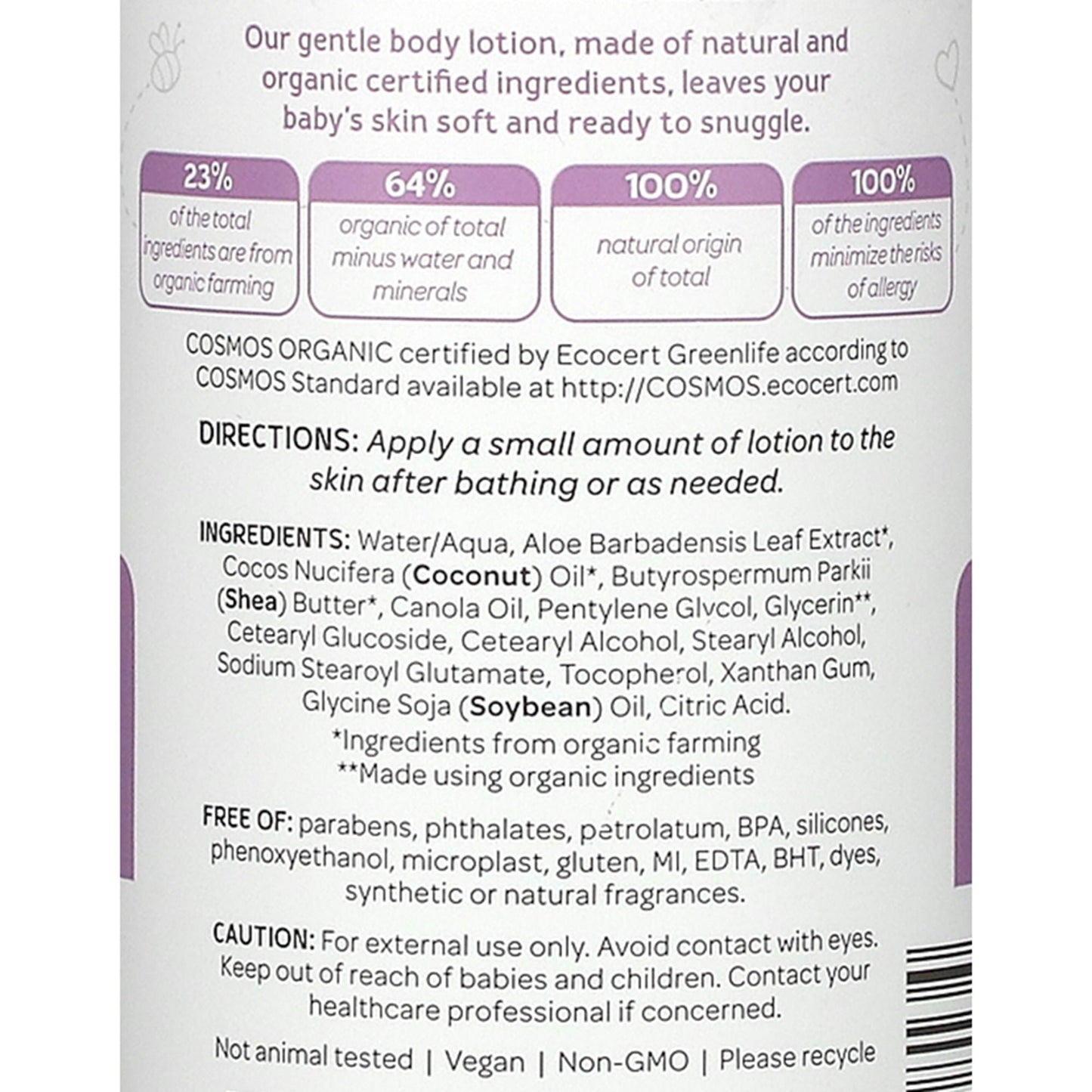 LOTION, BODY BAMBO NATURE SNUGGLE TIME 16.9FL OZ (6/CS)
