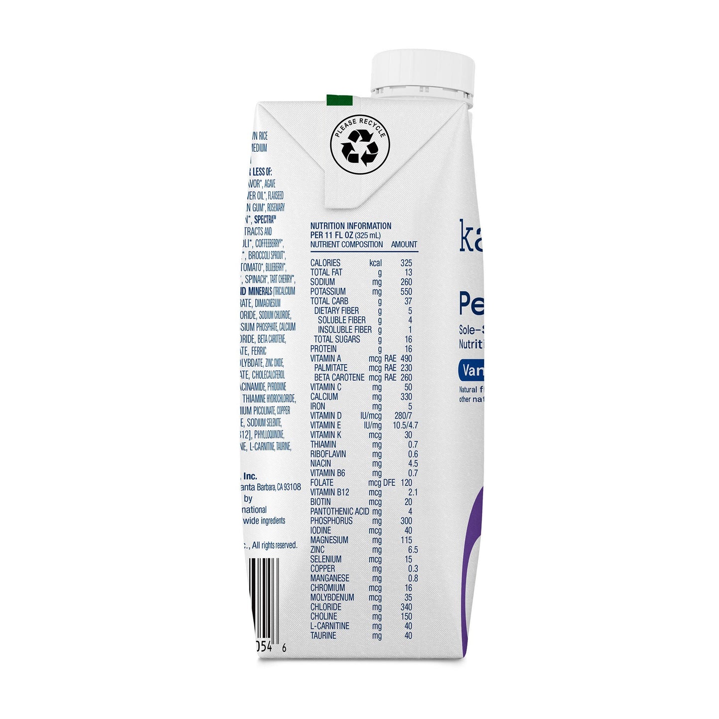 SUPPLEMENT, PEPTIDE 1.0 VANILLA 11 FL OZ 325ML (12/CS)