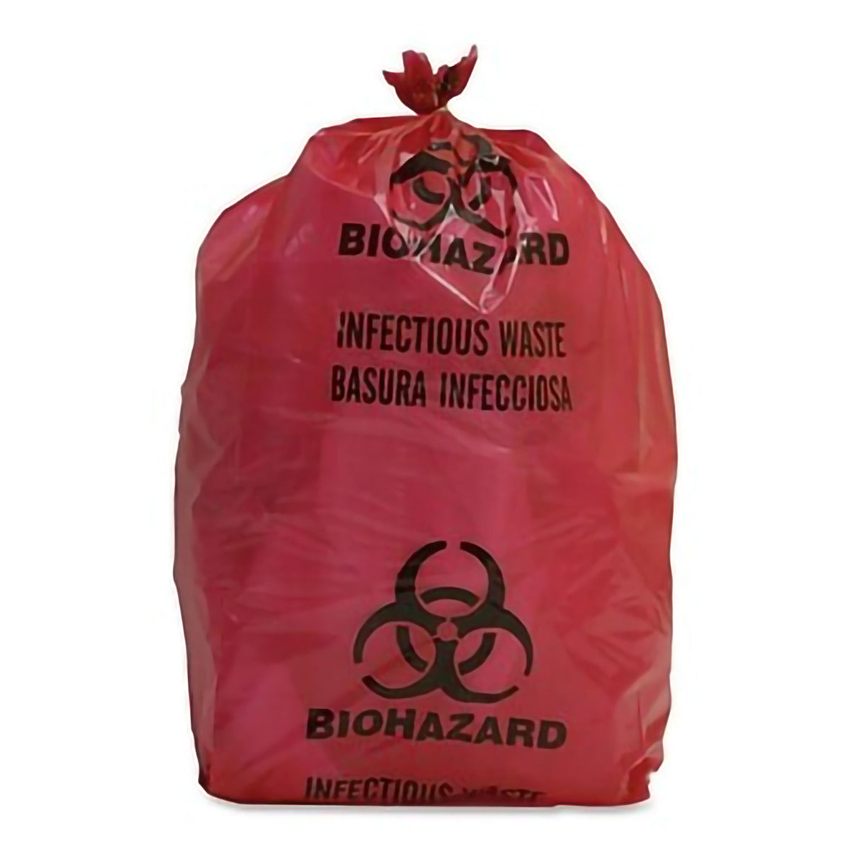 BAG, BIOHAZARD RED 5GL (20/RL 10RL/PK)