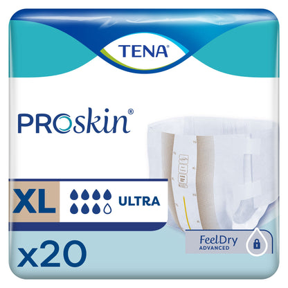 BRIEF, TENA PROSKIN ULTRA XLG (20/BG 4BG/CS)