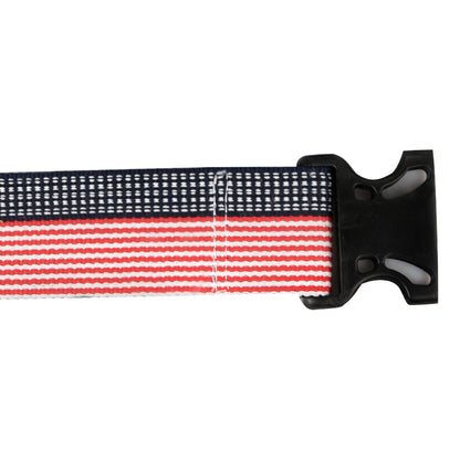 BELT, GAIT STARS & STRIPES W/DELRIN BUCKLE 60" (48/CS)