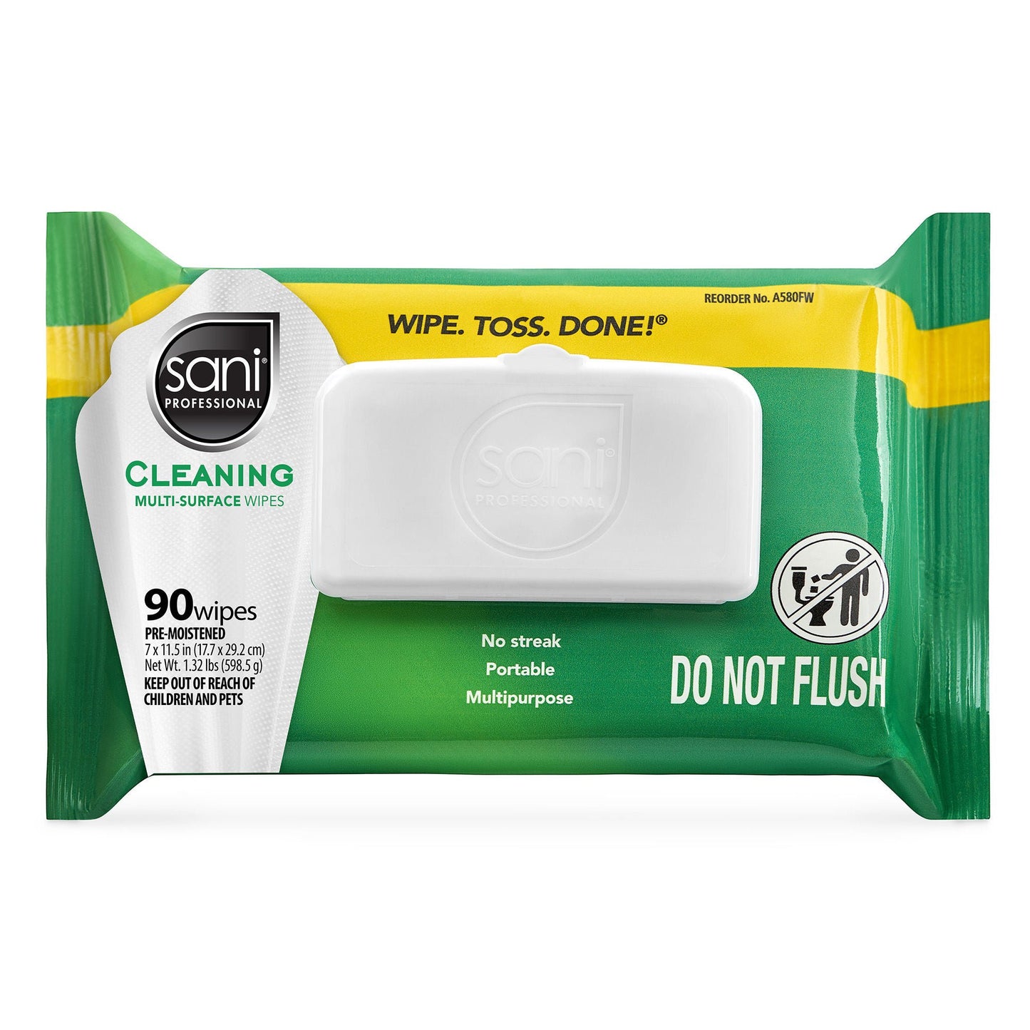 WIPE, SANI-CLOTH ALL PURPOSE (80/PK 12PK/CS)
