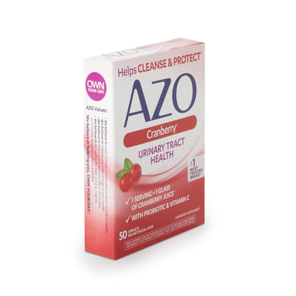AZO CRANBERRY W/PROBIOTIC/VIT C, TAB (50/BX)