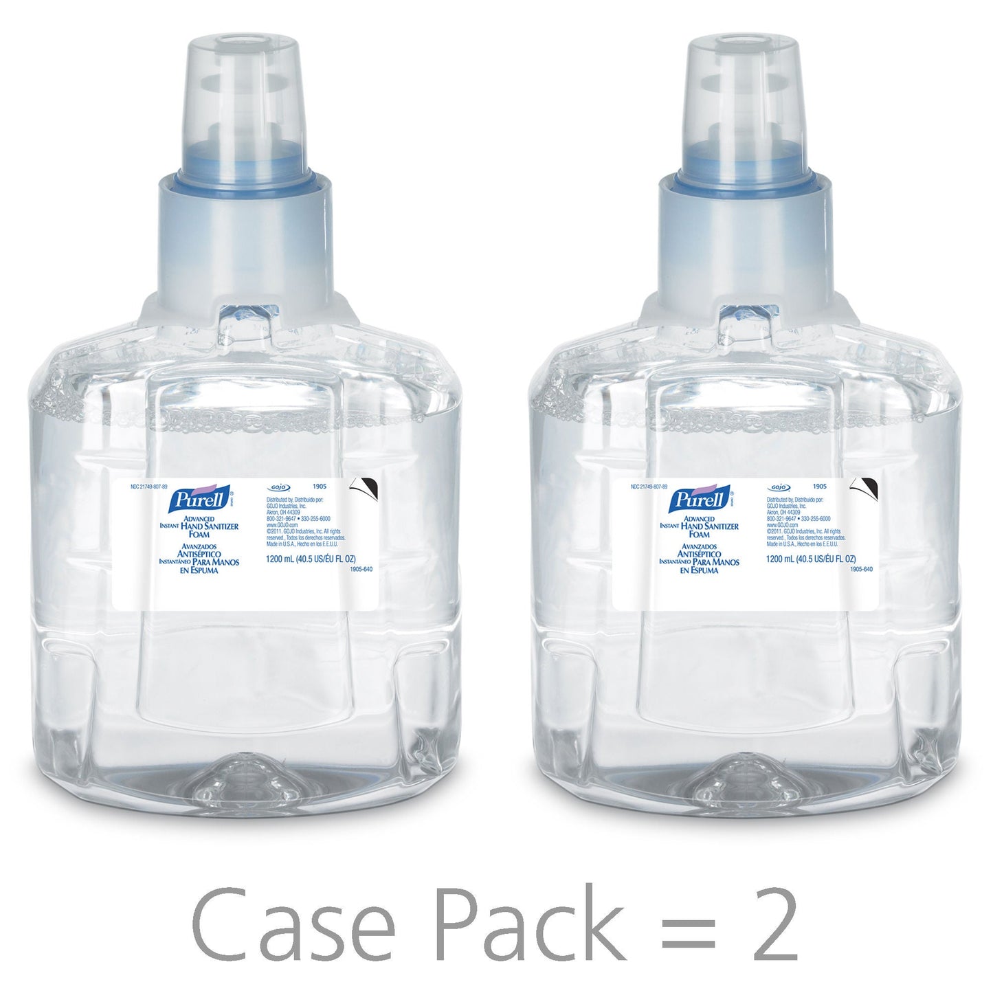 SANITIZER, HAND PURELL FOAM REFILL F/DSPN LTX(2/C