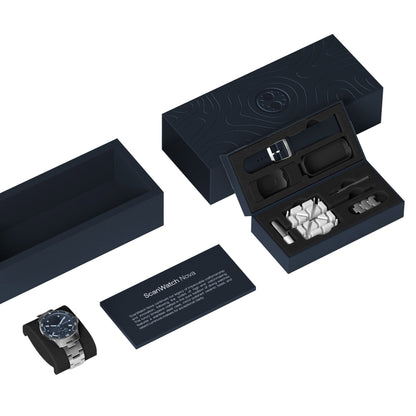 SMARTWATCH, HEART HEALTH HYBRID SCANWATCH NOVA BLU 42MM