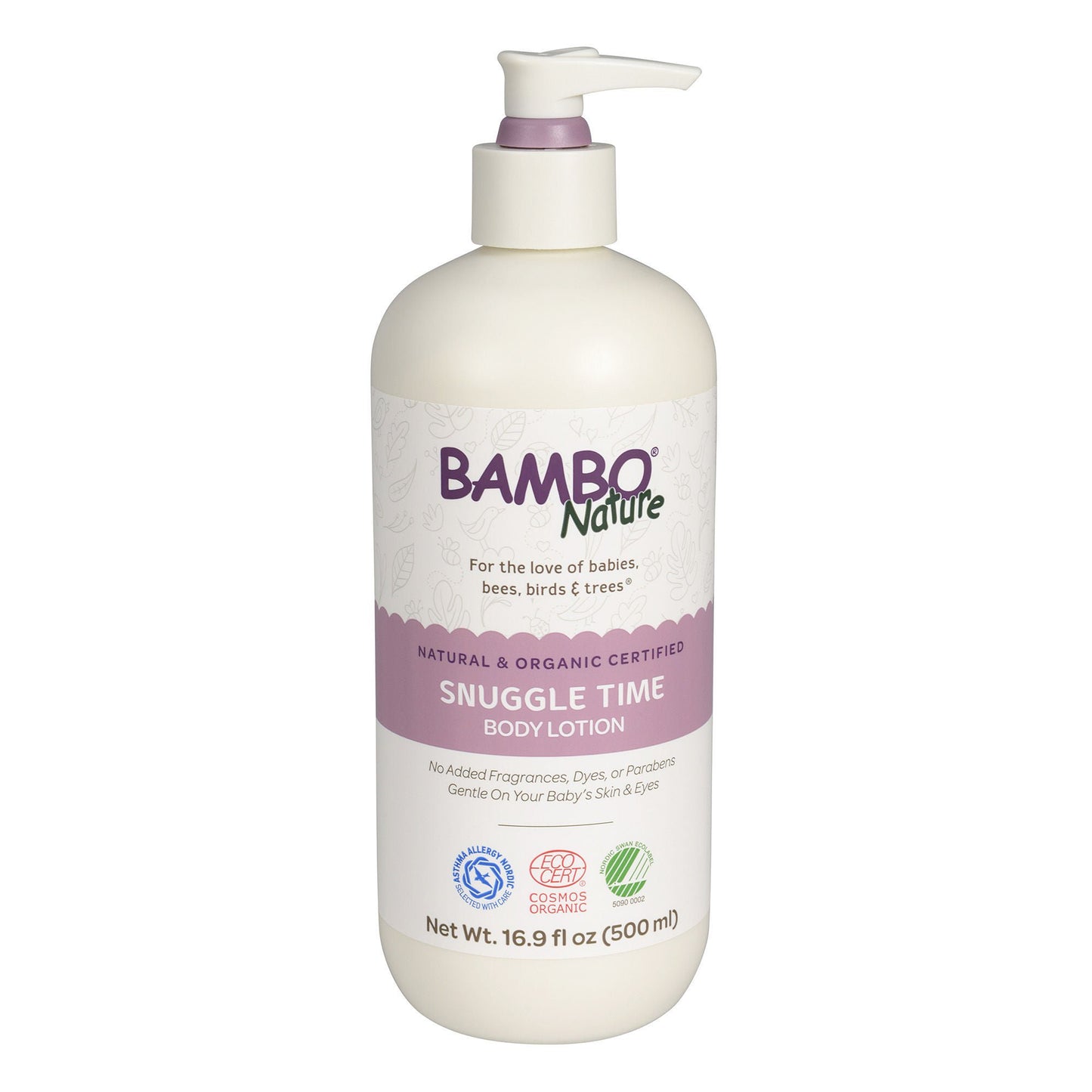 LOTION, BODY BAMBO NATURE SNUGGLE TIME 16.9FL OZ (6/CS)