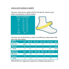 ANKLE STABILIZER, ASO BLK MED