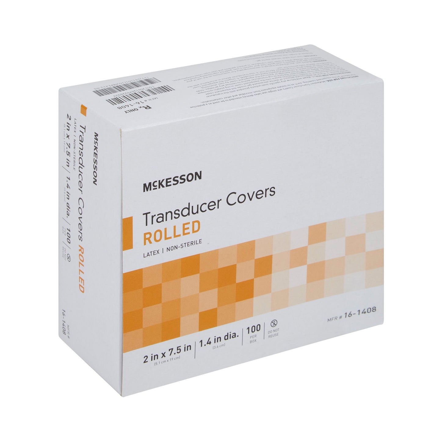 COVER, TRANSDUCER LATEX N/S 1.4"X7.5" (100/BX 24BX/CS)