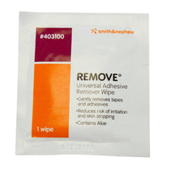 Remove Adhesive Remover, 2Â½ x 2Â½ Inch Wipe