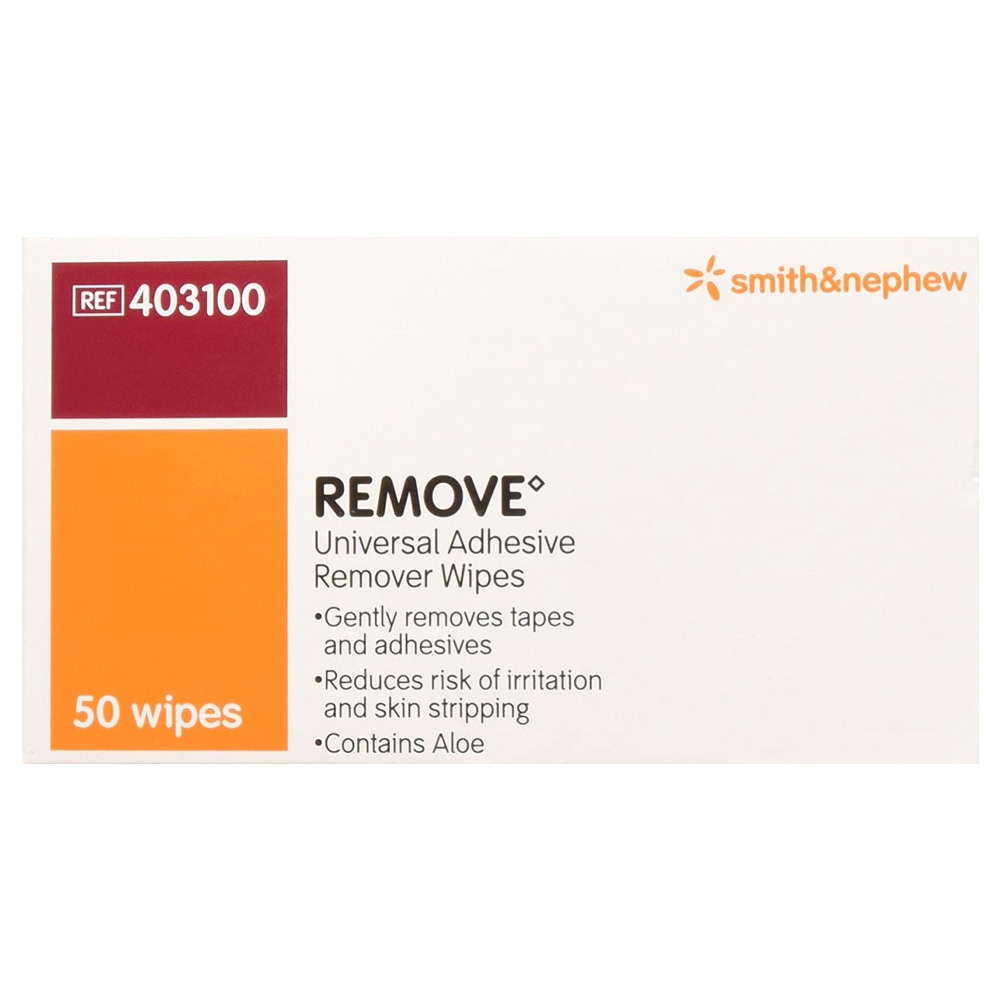 Remove Adhesive Remover, 2Â½ x 2Â½ Inch Wipe