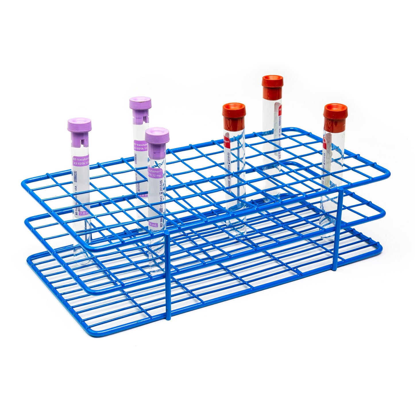 RACK, TUBE HDPE COATED WIRE BLU 16MM 6X12