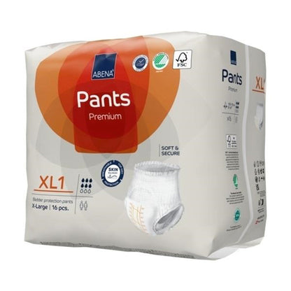 UNDERWEAR, INCONT ABENA PROT PREM XL1 XLG (16/PK 6PK/CS)