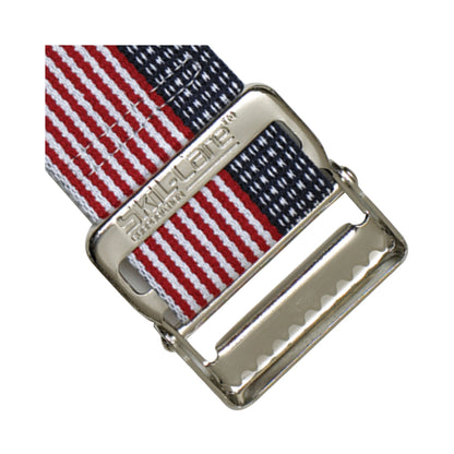 BELT, GAIT BARI W/METAL BUCKLESTARS/STRIPES